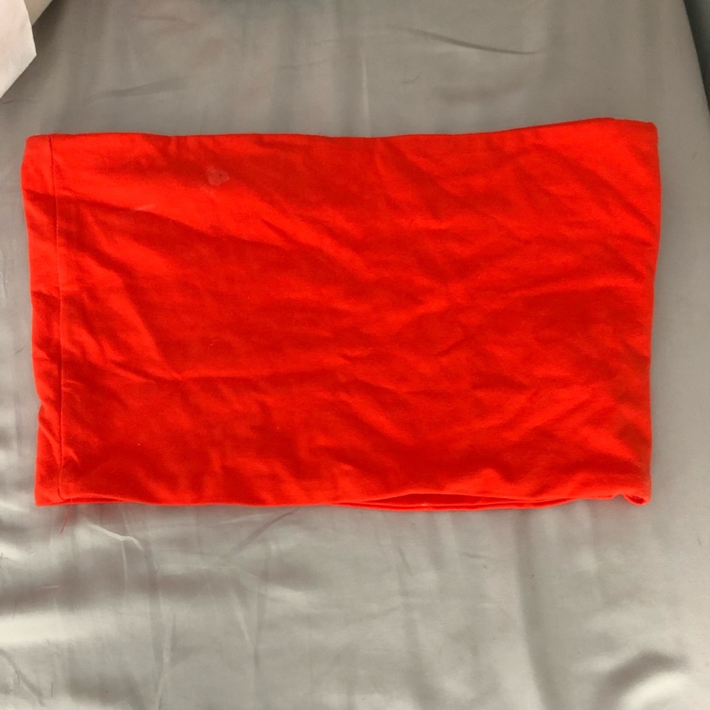 Top shop never worn before size 8 orange tube top